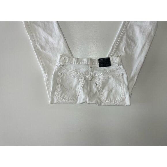 LEVI'S Silver Tab Women's 29x32 Size 8 White Denim Baggy Loose Fit Y2K USA‎ 90’s - Picture 6 of 12